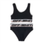 OFF WHITE black logo bikini