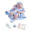 JC TOYS La Newborn14 Real Boy Baby Doll Blue Outfit