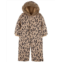 Carters Brown Toddler Leopard Fleece-Lined Snowsuit