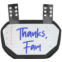 Sports Unlimited Thanks Fam Football Back Plate
